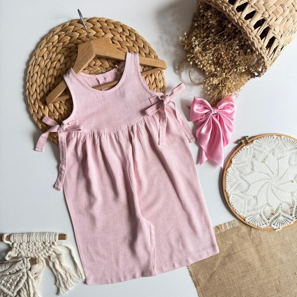 %100 Keten Salopet 6-7 YAŞ