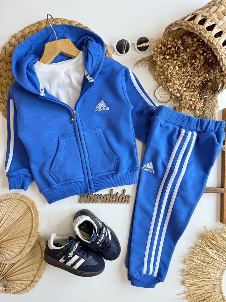 Mavi Ads fermuarlı Takım 18-24 AY