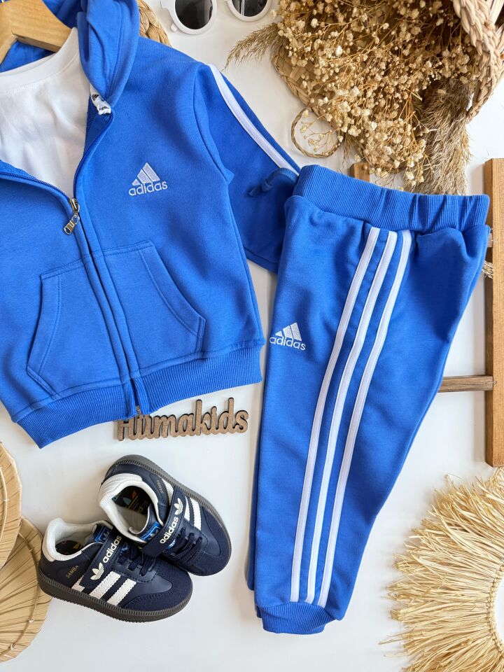 Mavi Ads fermuarlı Takım 18-24 AY