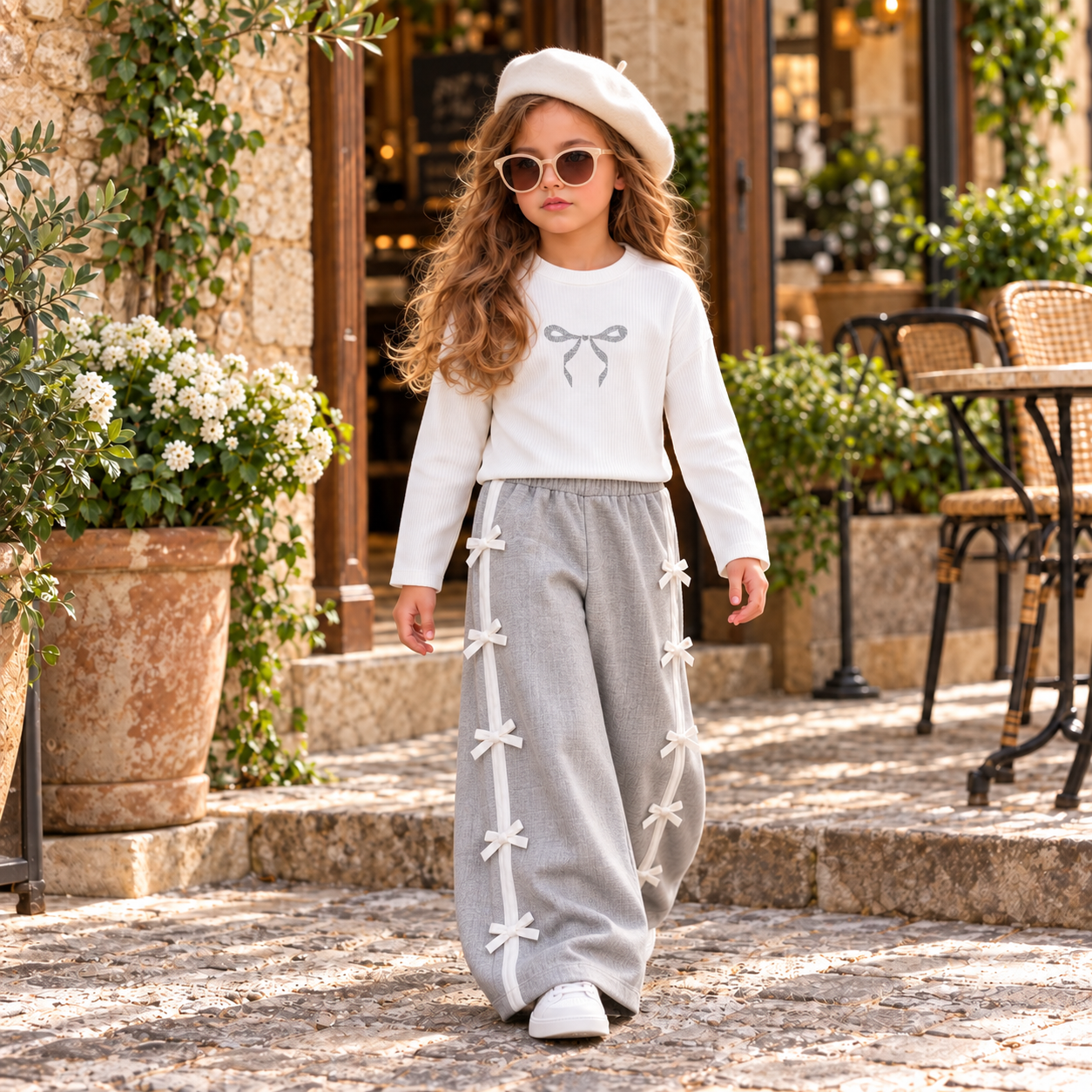 Fiyonklu Gri Takım 11-12 YAŞ