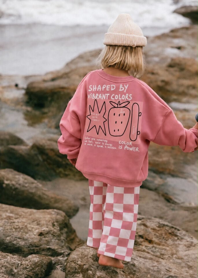 Dama Desenli Pembe Takım 7-8 YAŞ