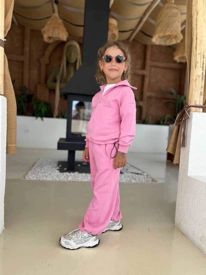Lastikli Pembe İkili Takım 9-10 YAŞ