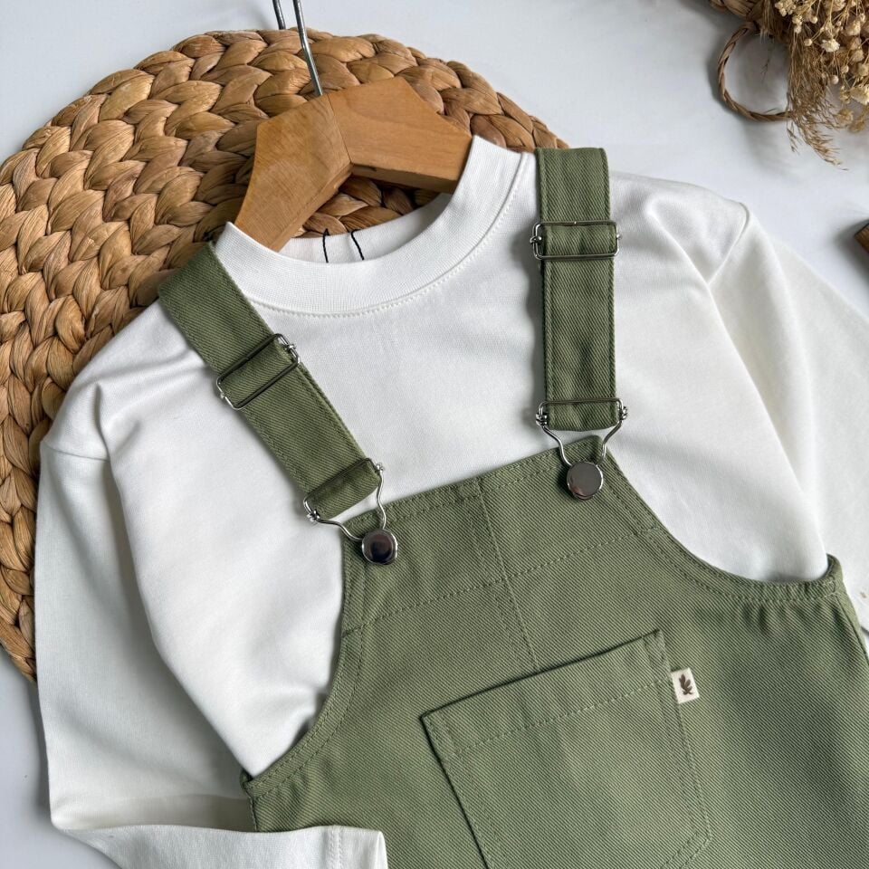 Gabardin Yeşil Jile 6-7 YAŞ