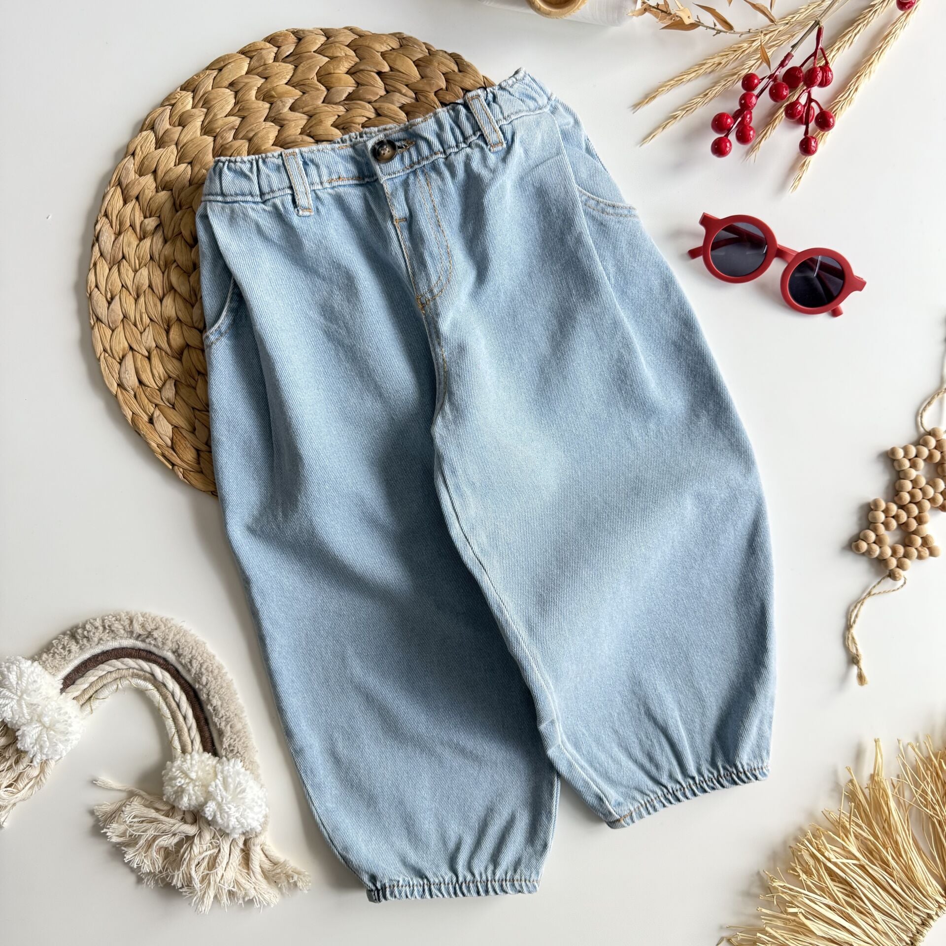 Laciel Paris Balon Denim Pantolon 4-5 YAŞ