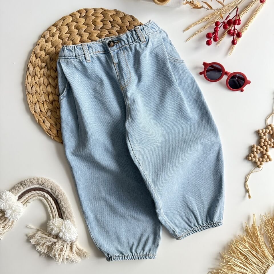 Laciel Paris Balon Denim Pantolon 4-5 YAŞ