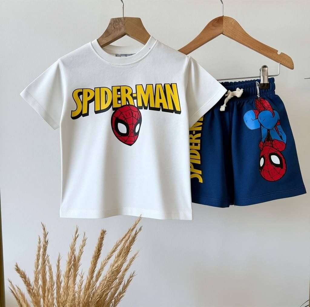 Spiderman Baskılı Takım 3-4 YAŞ