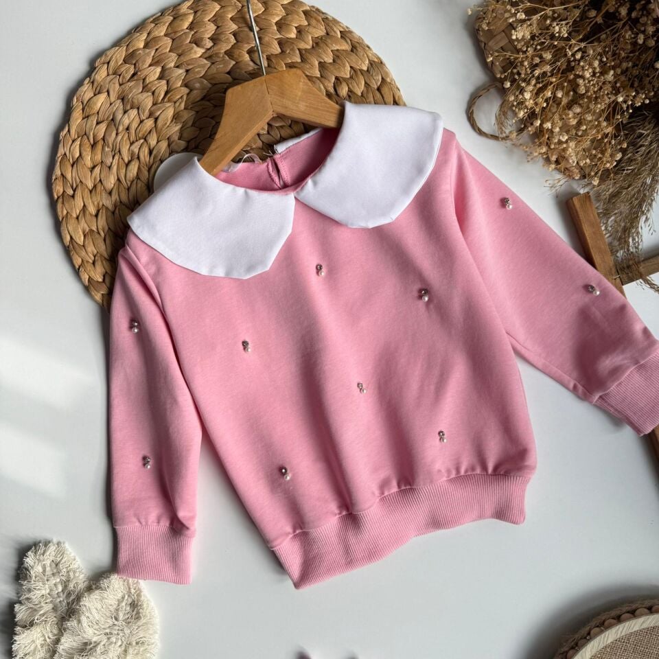 Bebe Yaka Taşlı Takım 9-10 YAŞ