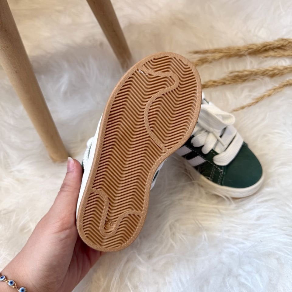 Yesil Bağcıklı Sneakers