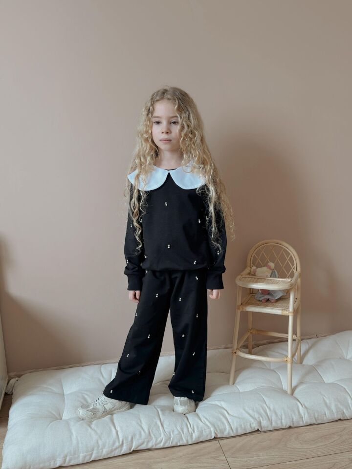 Bebe Yaka Taşlı Takım 9-10 YAŞ