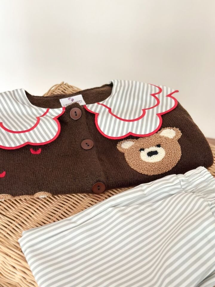 Triko Hırka- Gabardin Pantolon Takım 7-8 YAŞ