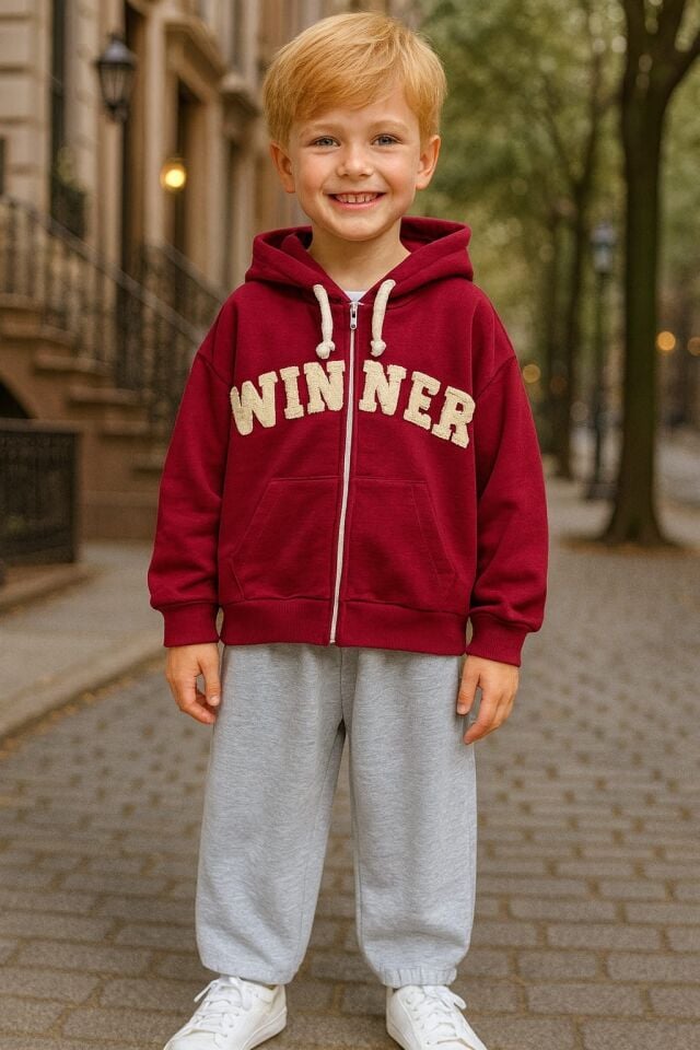 Unisex 2 iplik Fermuarlı Takım