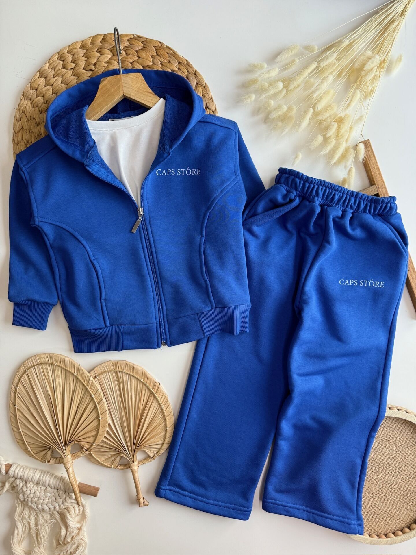 Unısex Fermuarlı Mavi Takım 9-10 YAŞ