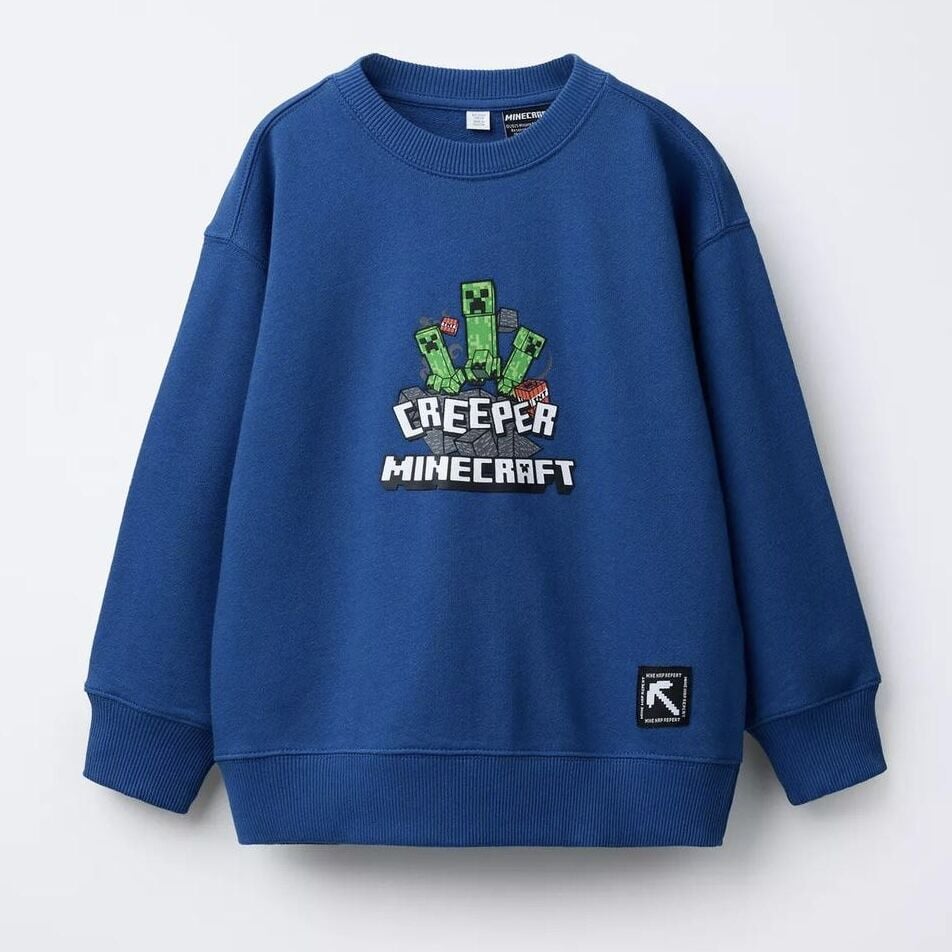 MineCraft Baskılı Sweat (6-14 yaş)