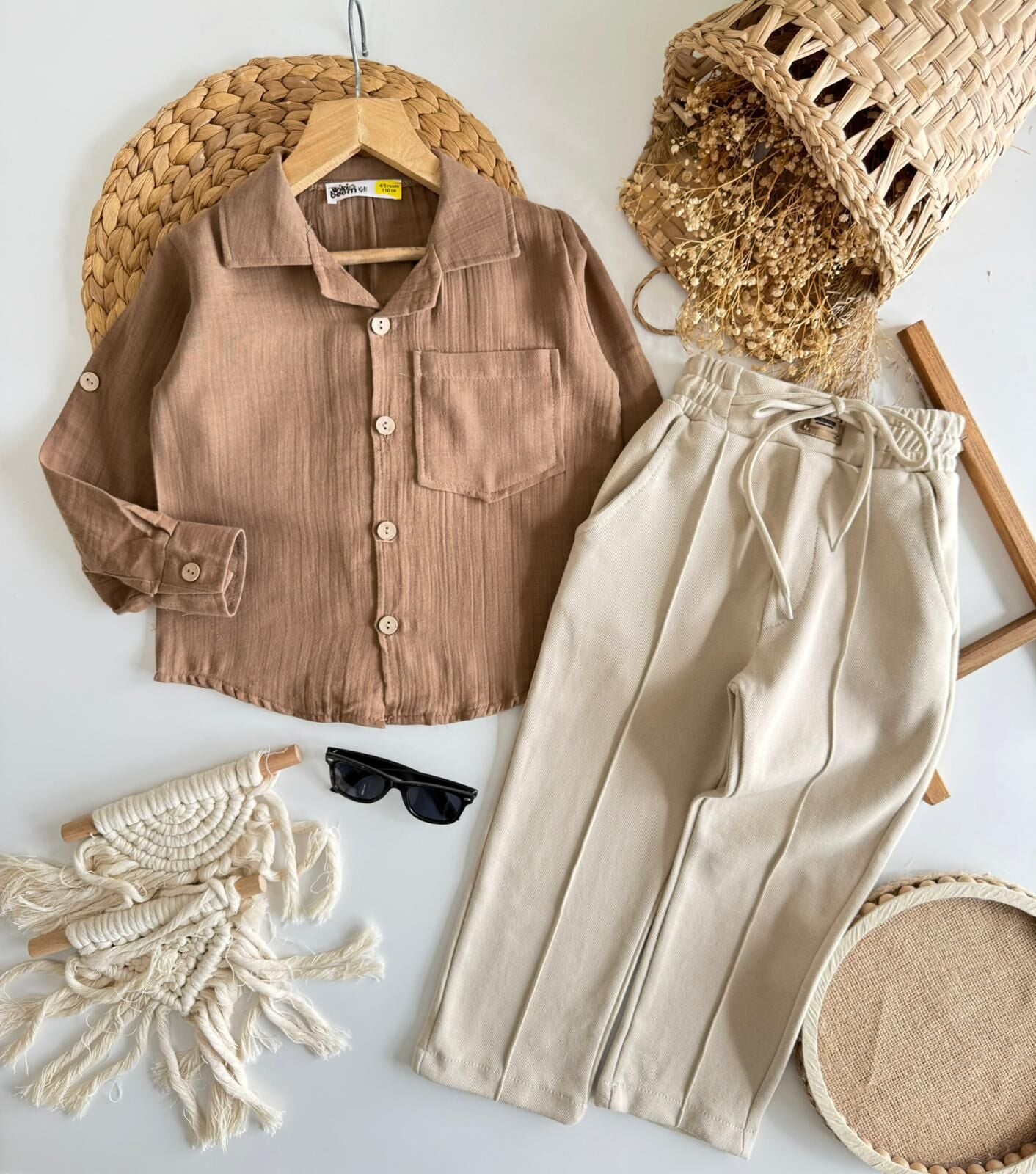 Muslin Kumas Takım 5-6 YAŞ