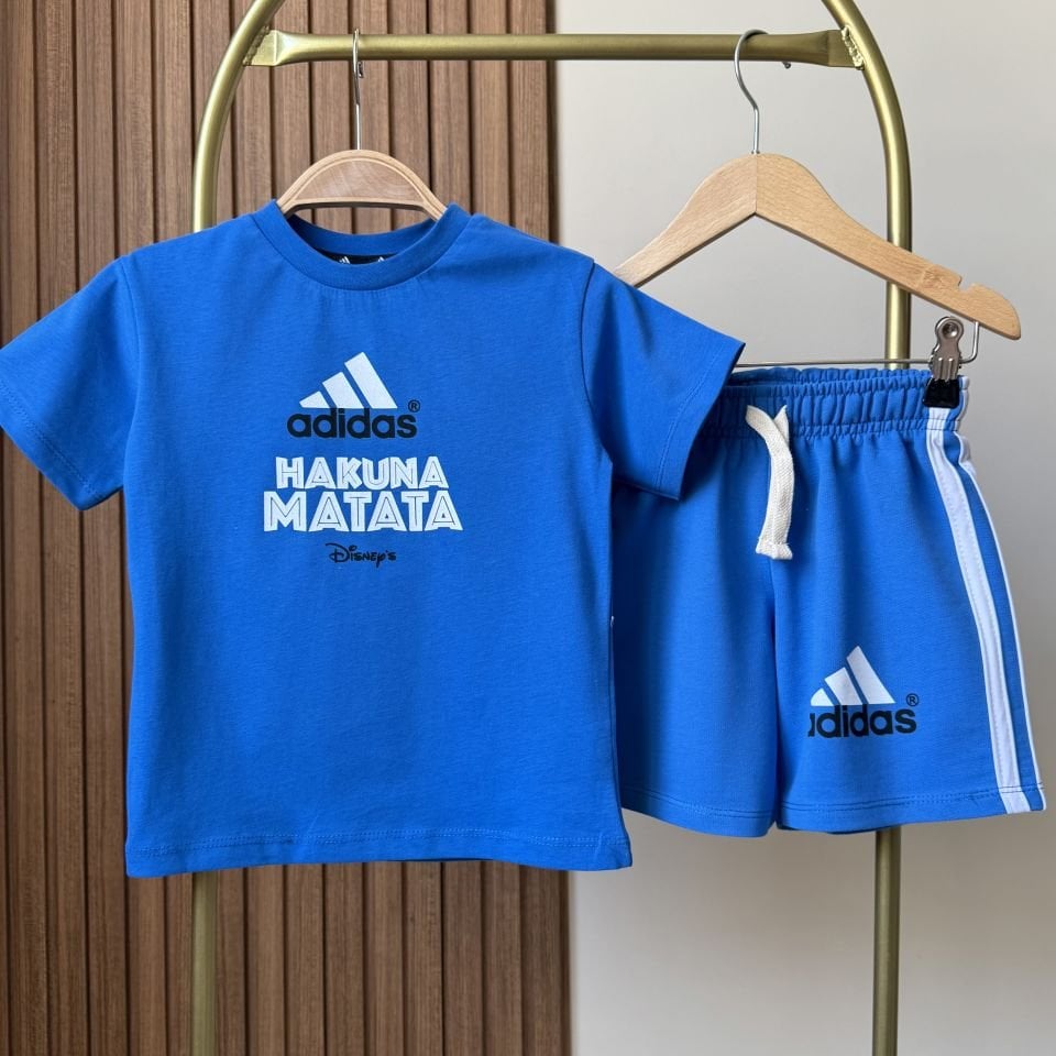 Mavi lion Baskılı Takım