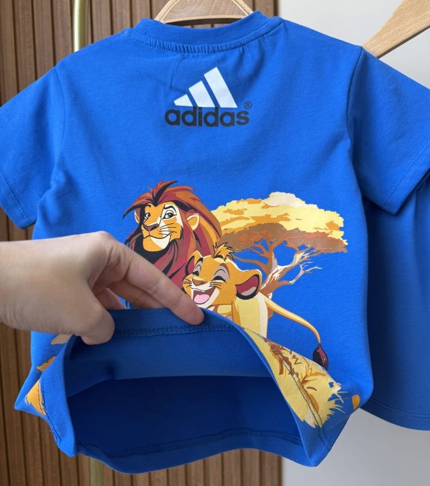Mavi lion Baskılı Takım