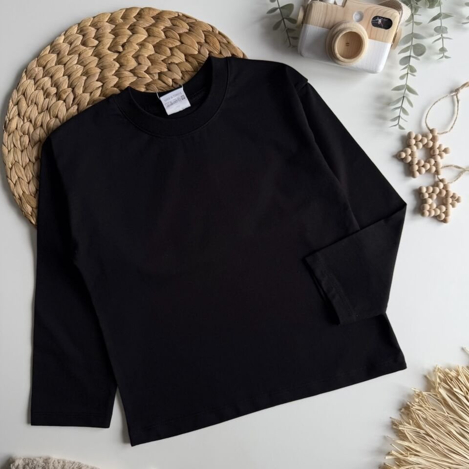 Siyah Tshirt 9-10 YAŞ