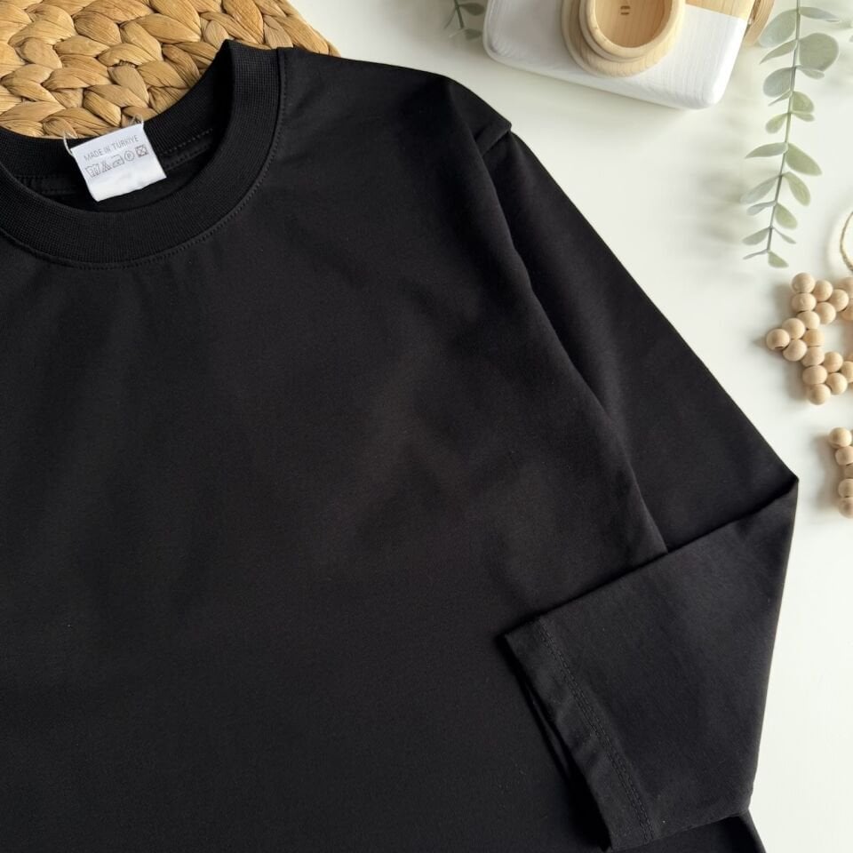 Siyah Tshirt 9-10 YAŞ