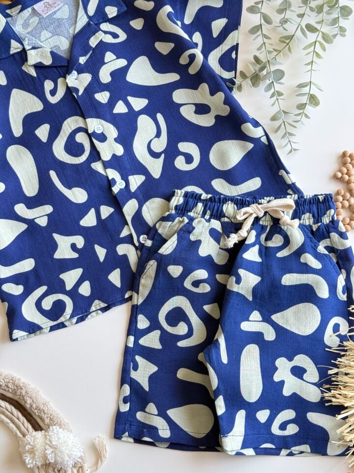 Keten Gömlek Takım 4-5 YAŞ