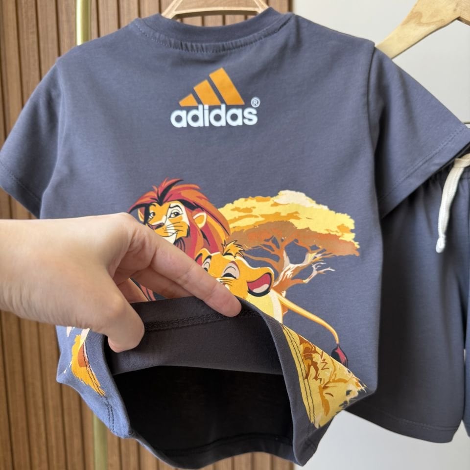 Antrasit lion Baskılı Takım