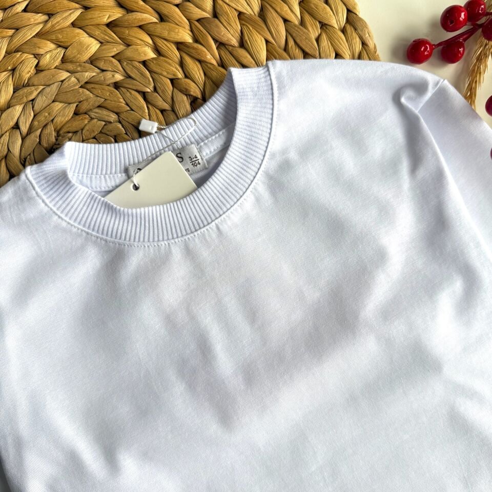 Beyaz Tshirt 9-10 YAŞ