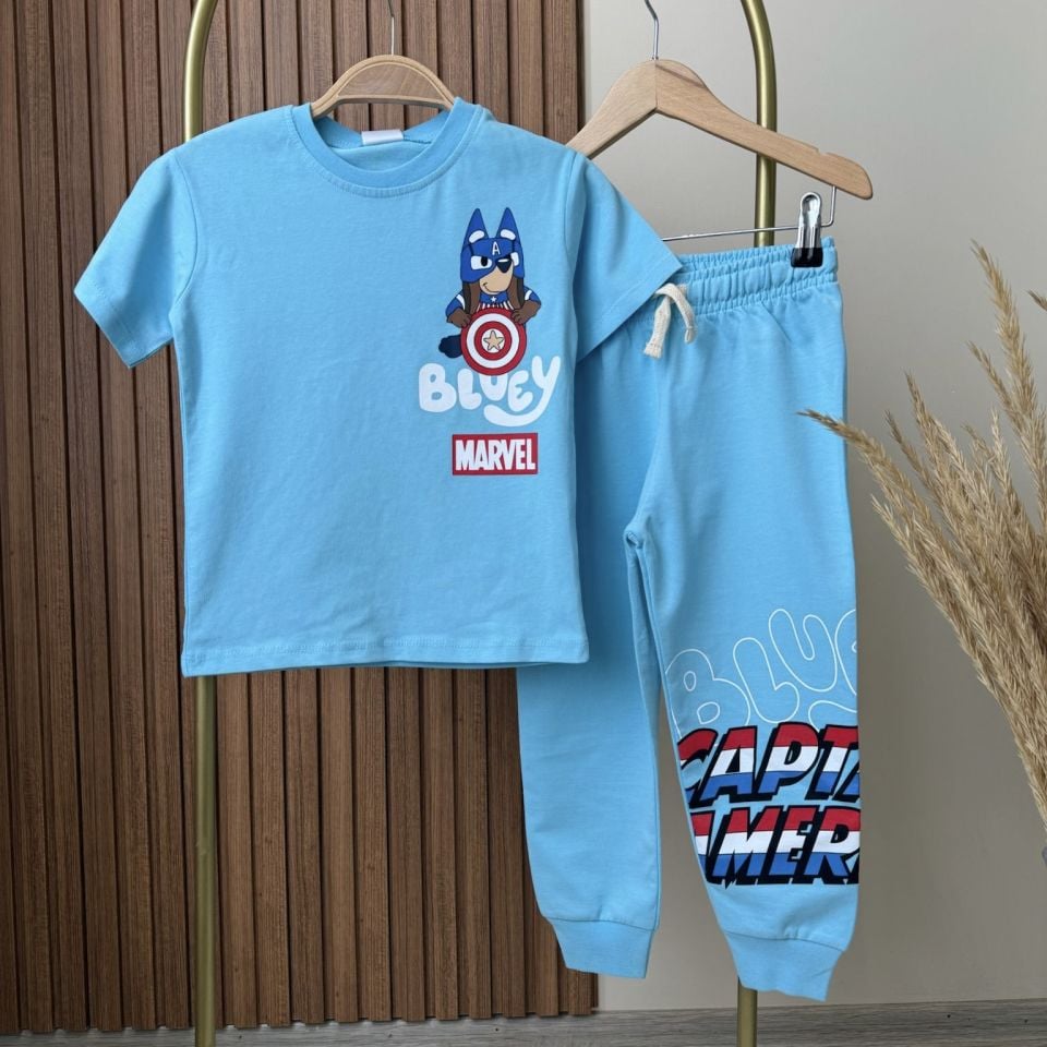 Bluey Baskılı Takım