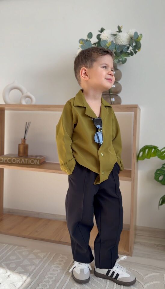 Mavi Double Kumaş Takım 5-6 YAŞ