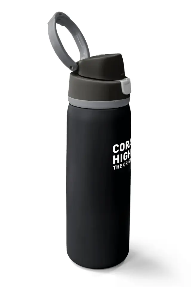 Coral High Siyah Pipetli ve Direkt İçim Çelik Termos 800 ml 38518 Adet