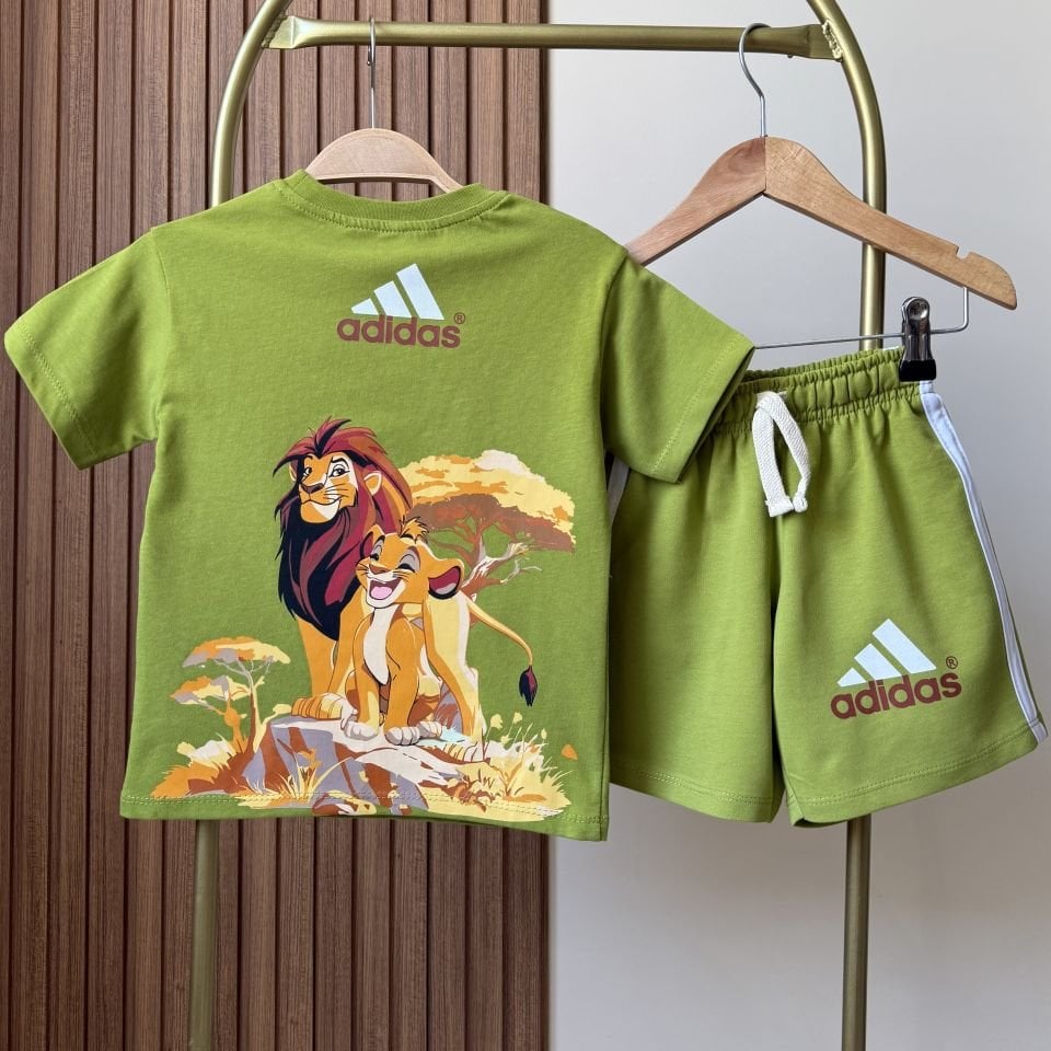 Antrasit lion Baskılı Takım