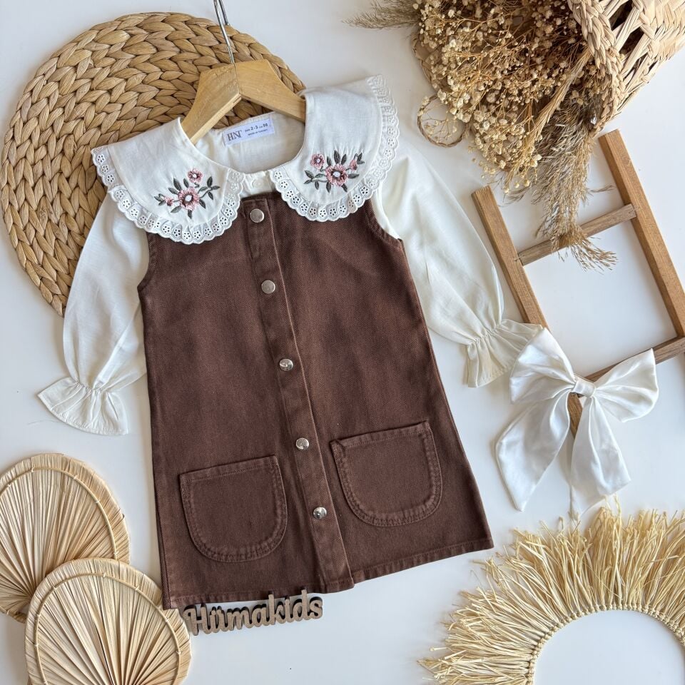 Kahve Gömlekli Jile 7-8 YAŞ