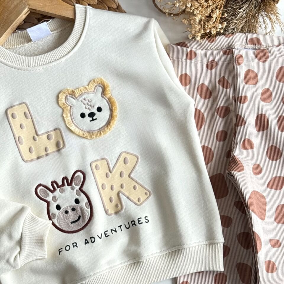 Look  Baskılı Takım 7-8 YAŞ