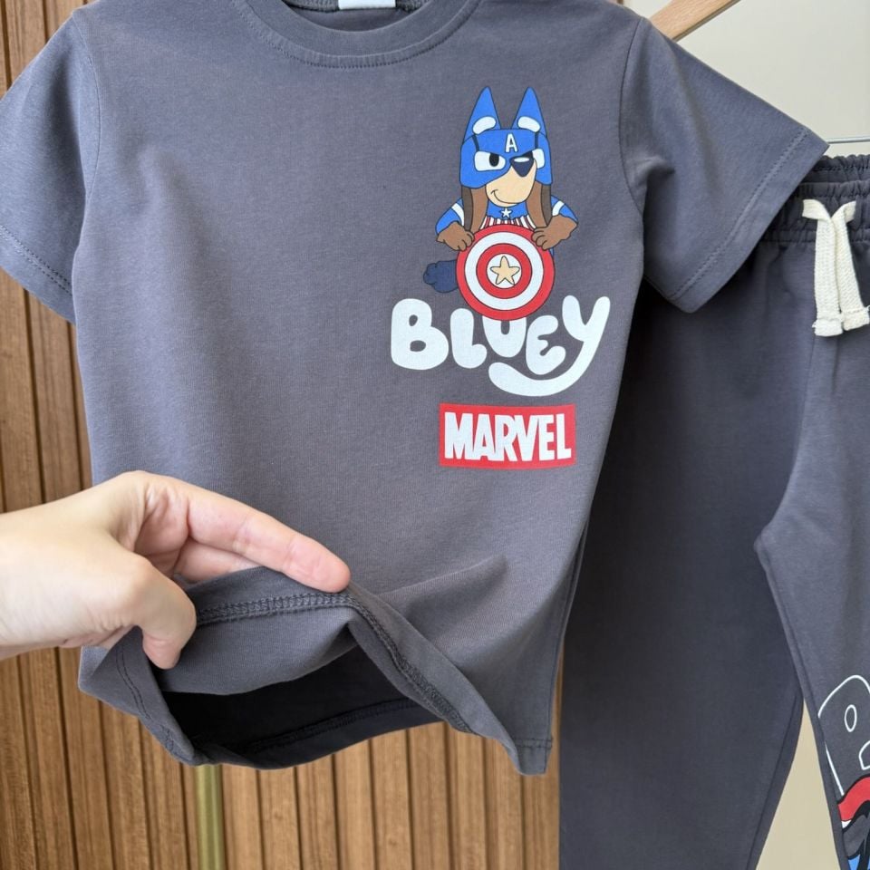Bluey Baskılı Takım