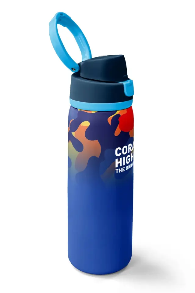 Coral High Saks Kamuflaj Desenli Pipetli ve Direkt İçim Çelik Termos 800 ml 38517 Adet