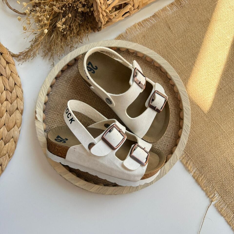 Bej Rengi Sandalet 22