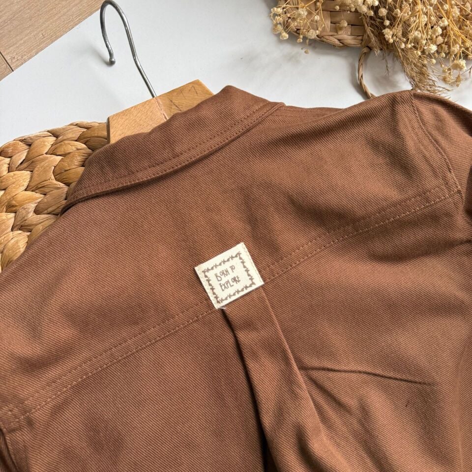 Gabardin Kahve Ceketli Takım 6-7 YAŞ