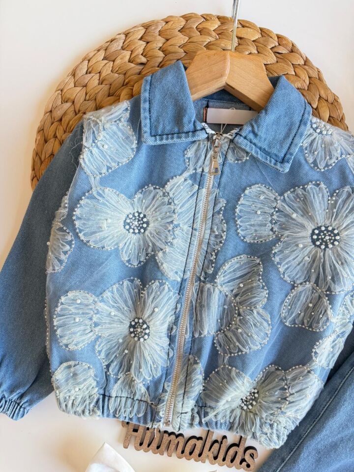 Nakışlı Denim Takım 9-10 YAŞ