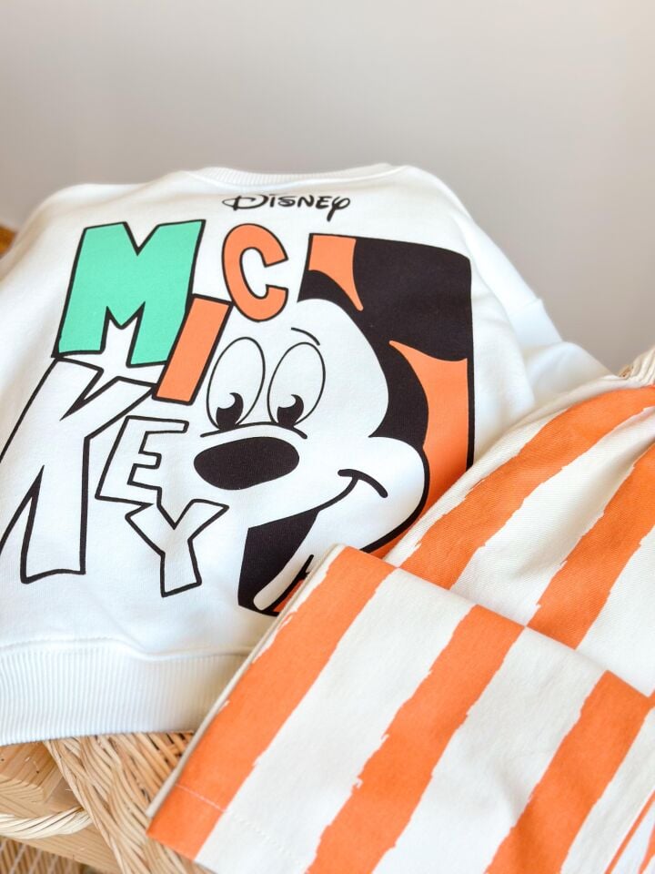 Mickey Baskılı Takım