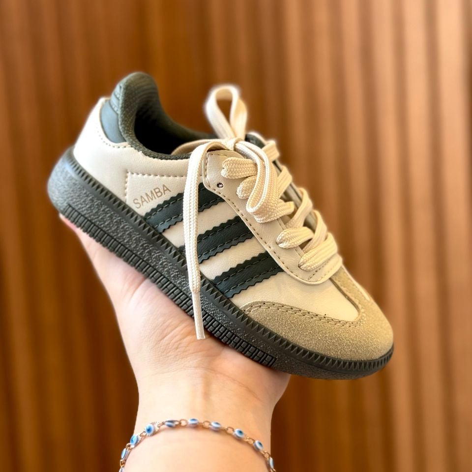 SMB Haki Krem Sneakers