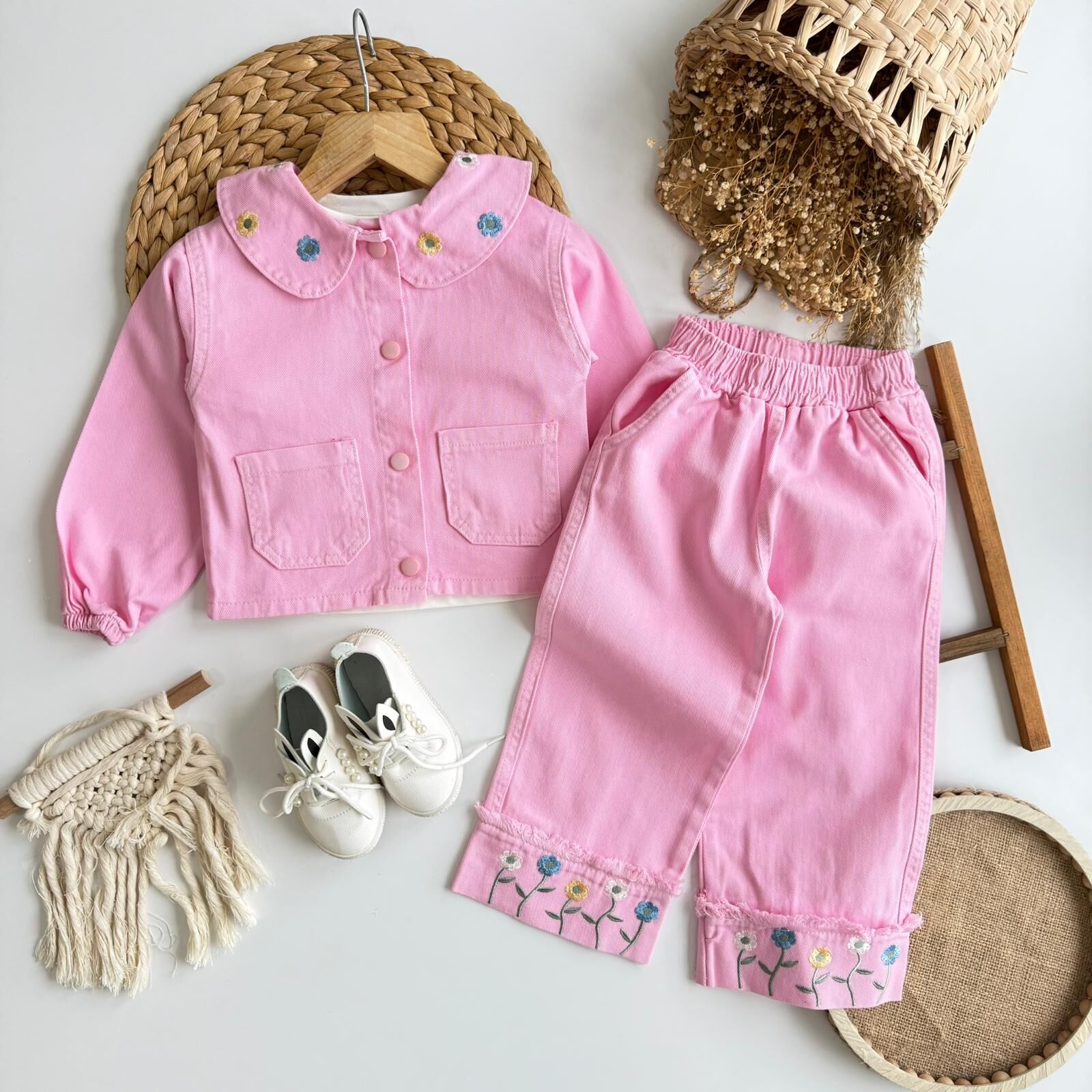 Özel Premium Seri 3'lü Pembe Takım 5-6 YAŞ