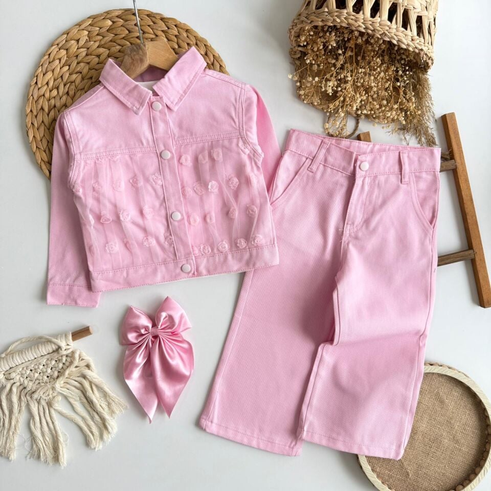 Özel Premium Seri 3'lü Pembe Takım 3-4 YAŞ