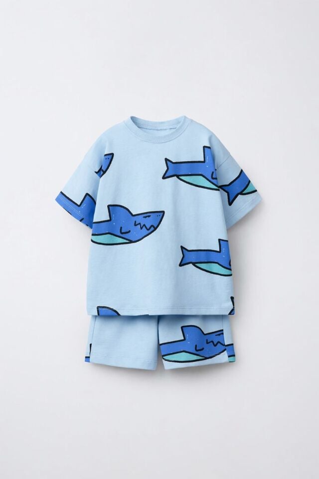 Zebra Baskılı Takım 7-8 YAŞ