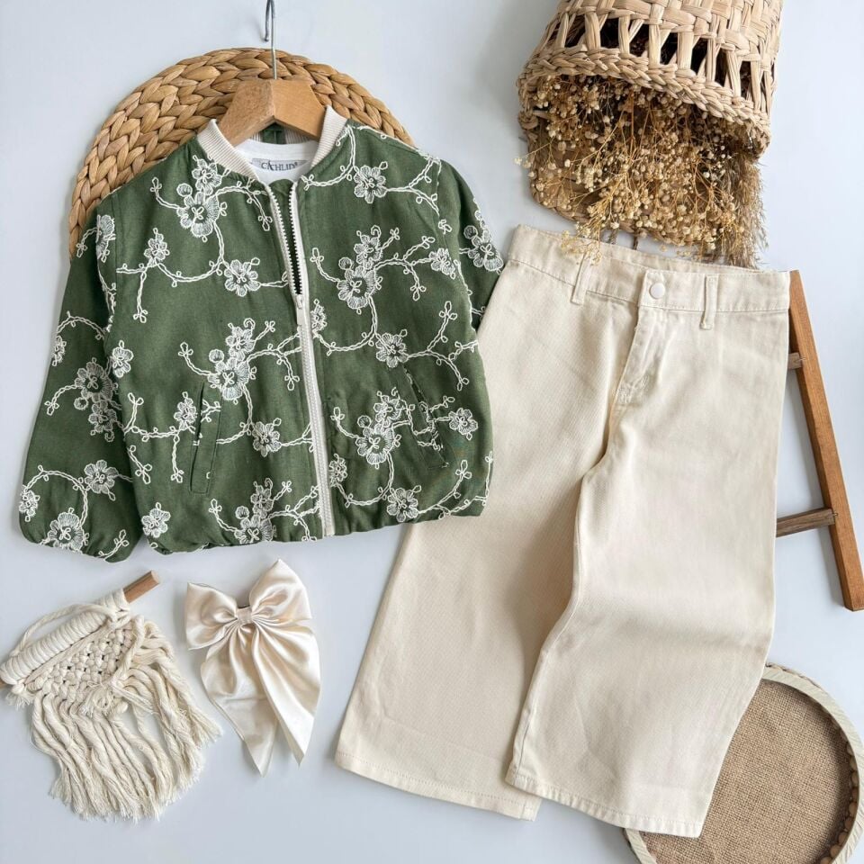 Özel Premium Seri 3'lü Yeşil Takım 5-6 YAŞ