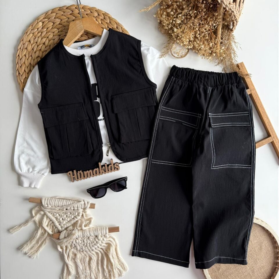 Yelekli 3'lü Set 11-12 YAŞ