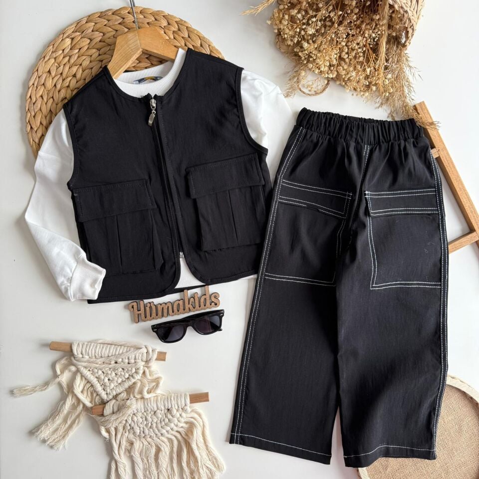 Yelekli 3'lü Set 7-8 YAŞ