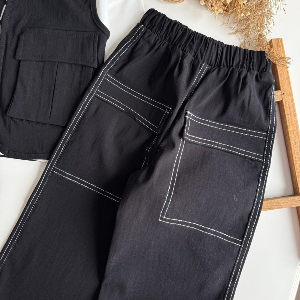 Yelekli 3'lü Set 7-8 YAŞ