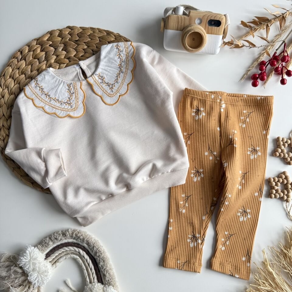 BEBE YAKA TAYTLI 2 Lİ TAKIM 6-24 AY 9-12 AY