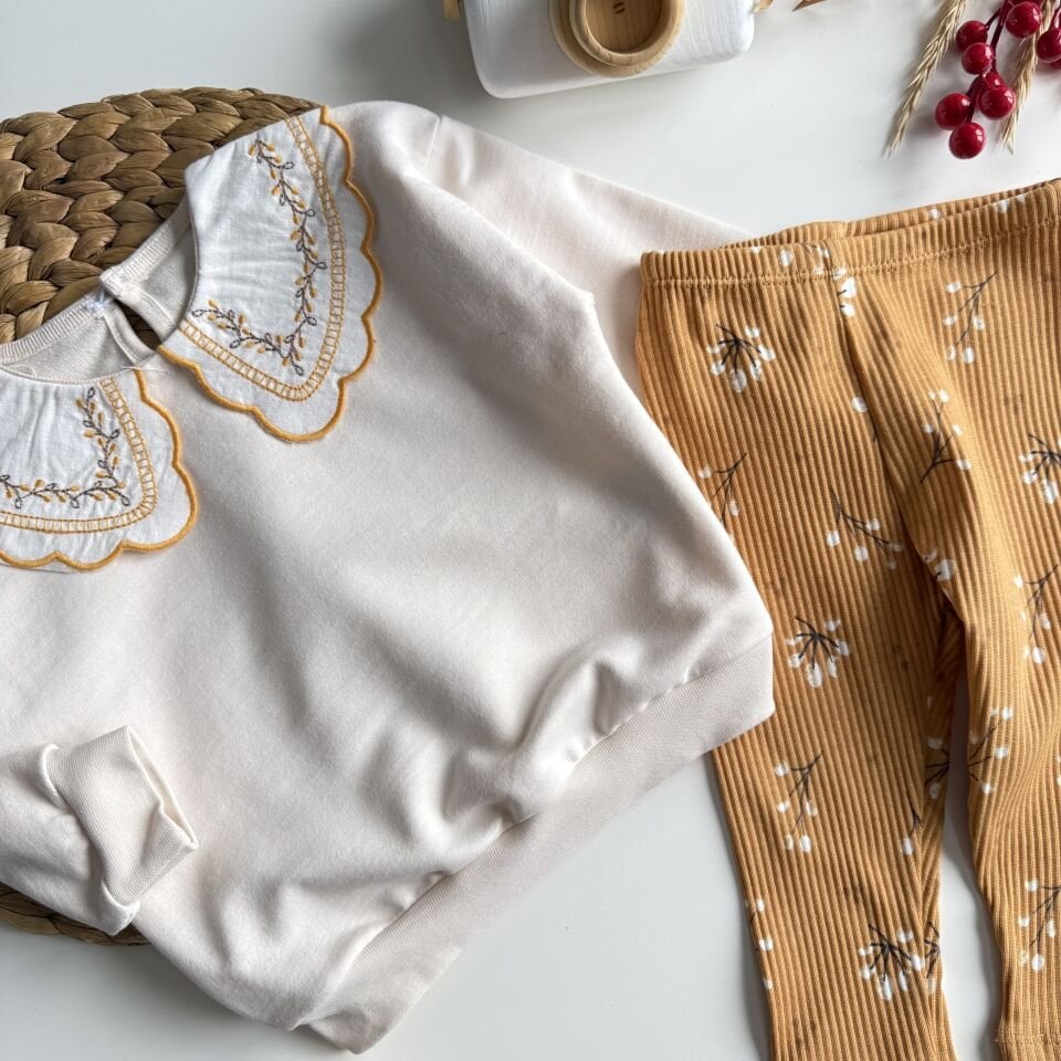 BEBE YAKA TAYTLI 2 Lİ TAKIM 6-24 AY 12-18 AY