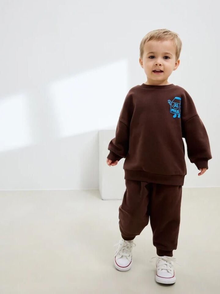 3 iplik Kahve Basic Takım