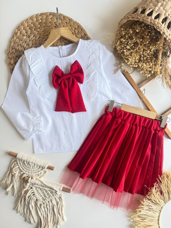 Kırmızı Etek Takım 4-5 YAŞ