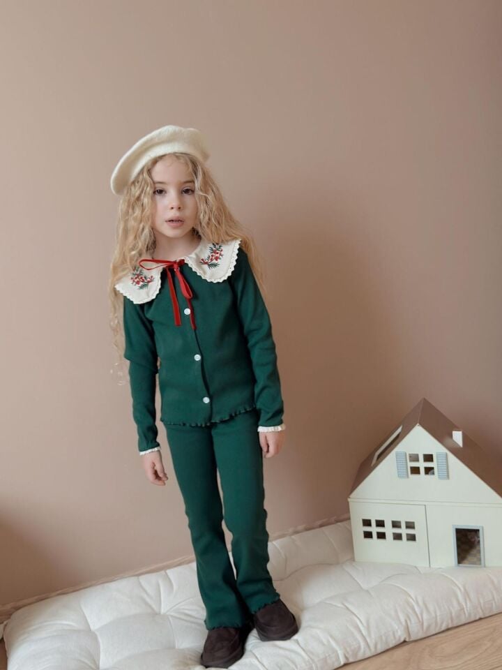 Bebe Yaka Taytlı Takım 5-6 YAŞ